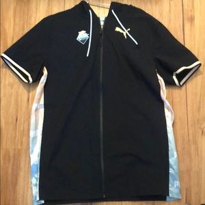 Pink Dolphin x Puma short sleeve hoodie Large